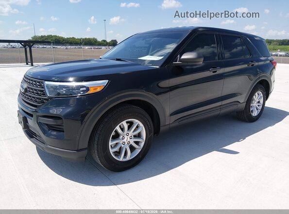 1FMSK8BB1MGC07148 2021 FORD EXPLORER Black Przód lewy
