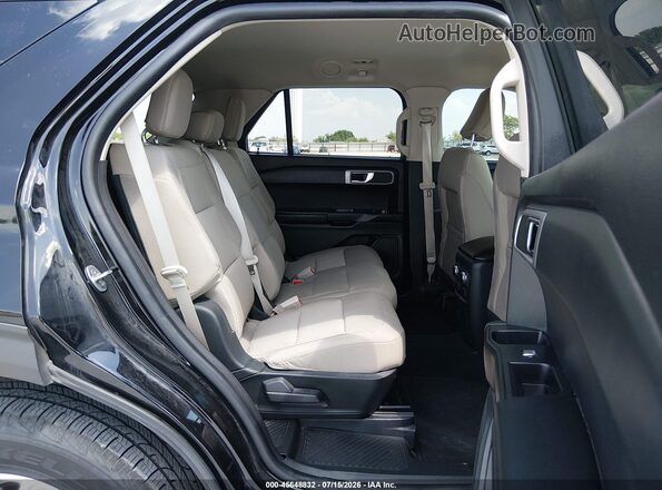 1FMSK8BB1MGC07148 2021 FORD EXPLORER Black Widok naklejki z numerem VIN