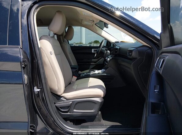 1FMSK8BB1MGC07148 2021 FORD EXPLORER Black Widok wnętrza z przodu