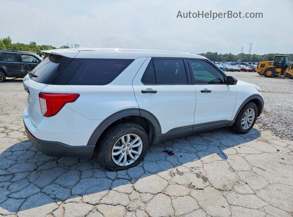 1FMSK8BB5LGC67786 2020 FORD EXPLORER Белый Задняя правая четверть