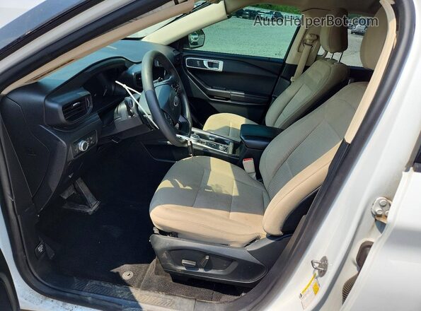 1FMSK8BB5LGC67786 2020 FORD EXPLORER Белый Вид салона спереди