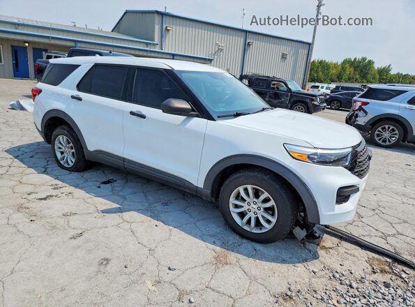 1FMSK8BB5LGC67786 2020 FORD EXPLORER Белый Передняя правая четверть