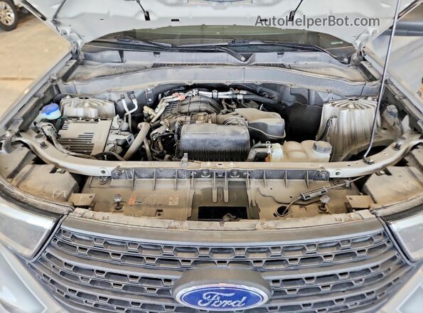 1FMSK8BBXMGB53803 2021 FORD EXPLORER Silver Vista del compartimento del motor