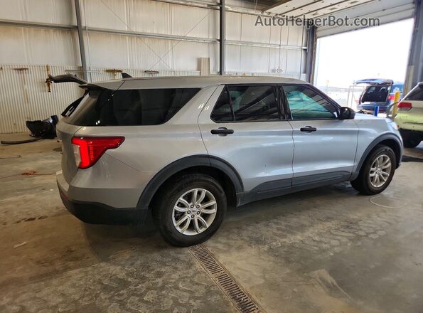 1FMSK8BBXMGB53803 2021 FORD EXPLORER Silver Trasero derecho