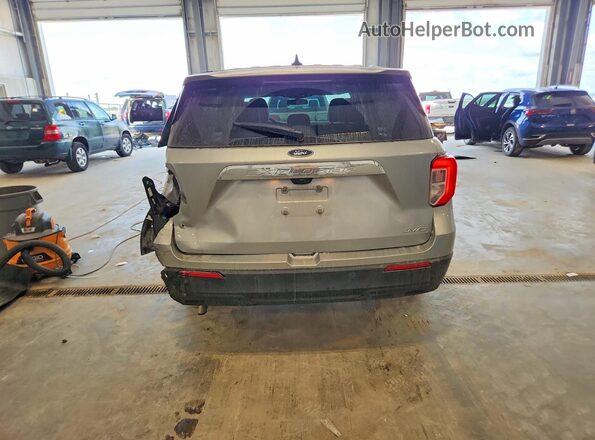 1FMSK8BBXMGB53803 2021 FORD EXPLORER Silver Vista trasera
