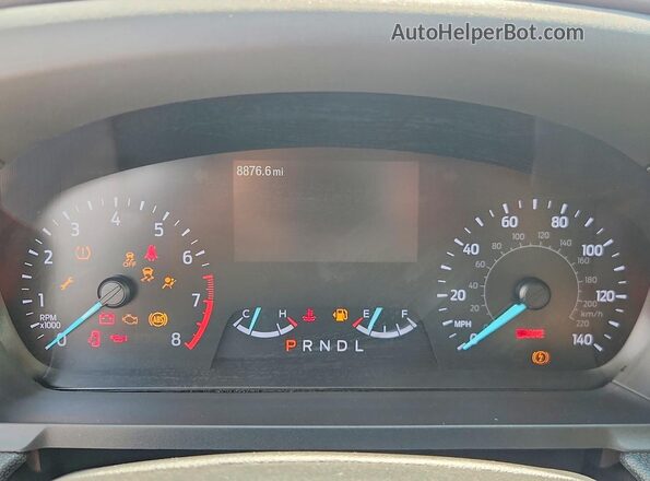 1FMSK8BBXMGC07651 2021 FORD EXPLORER Black Instrument cluster view