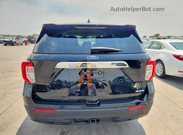 1FMSK8BBXMGC07651 2021 FORD EXPLORER Black Rear view