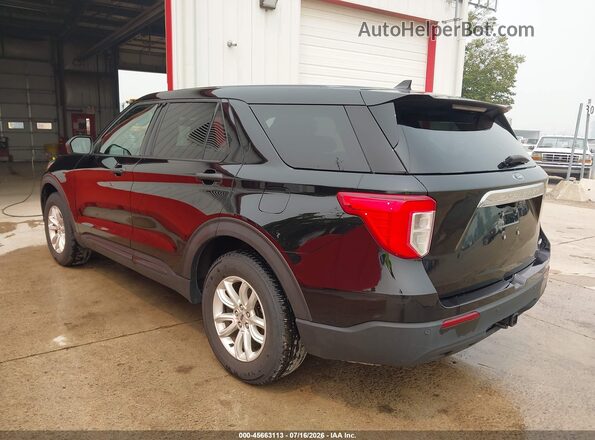 1FMSK8BBXMGC08203 2021 FORD EXPLORER Черный Задняя левая четверть