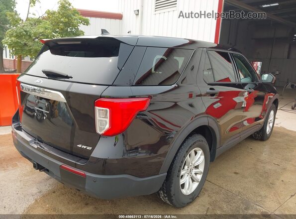 1FMSK8BBXMGC08203 2021 FORD EXPLORER Черный Задняя правая четверть
