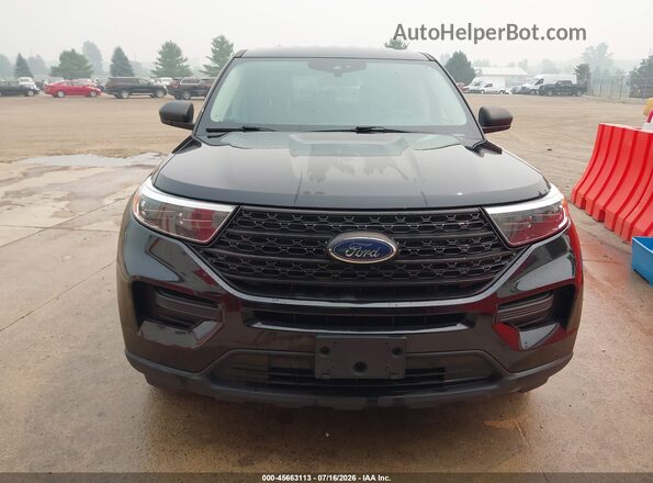 1FMSK8BBXMGC08203 2021 FORD EXPLORER Черный Вид задней части салона