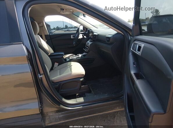 1FMSK8BH1LGC35731 2020 FORD EXPLORER Gray Widok wnętrza z przodu