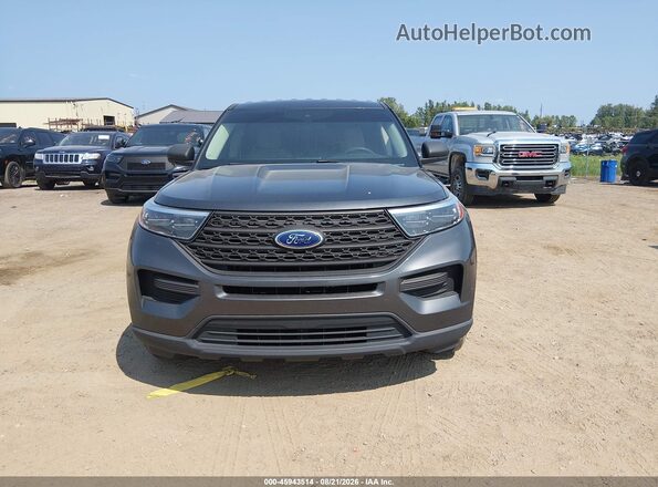 1FMSK8BH1LGC35731 2020 FORD EXPLORER Gray Widok zestawu wskaźników