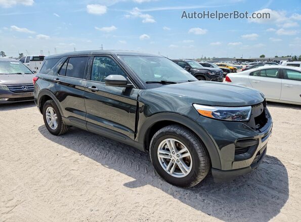 1FMSK8BH6PGA83225 2023 FORD EXPLORER Зеленый Передняя правая четверть