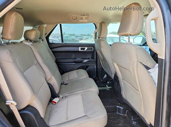 1FMSK8BH6PGA83225 2023 FORD EXPLORER Зеленый Вид задней части салона