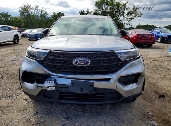 1FMSK8BH6PGB02257 2023 FORD EXPLORER Silver Widok z przodu
