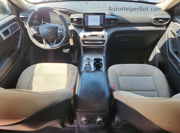 1FMSK8BH9LGD20154 2020 FORD EXPLORER Silver Առջևի վահանակի տեսք