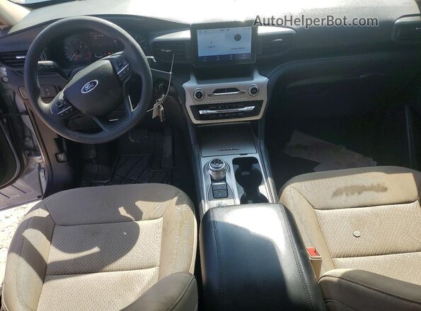 1FMSK8BHXNGA91163 2022 FORD EXPLORER Silver Vista del salpicadero
