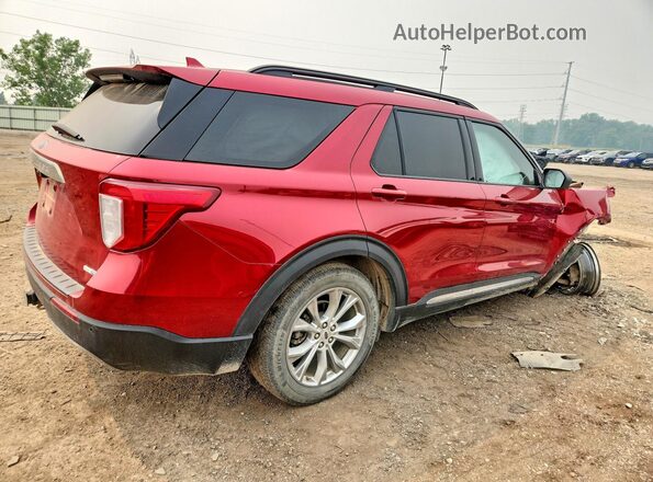 1FMSK8DH0LGA51863 2020 FORD EXPLORER Red Rear right