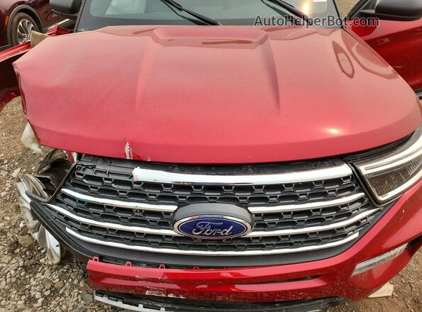 1FMSK8DH0LGA51863 2020 FORD EXPLORER Red Rear interior view