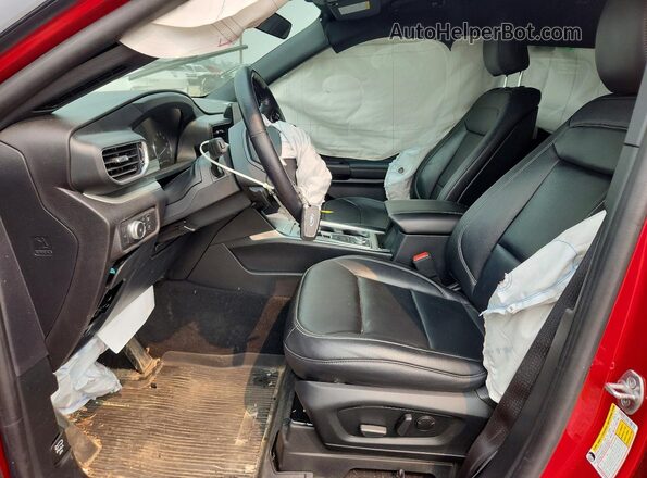 1FMSK8DH0LGA51863 2020 FORD EXPLORER Red Front interior view