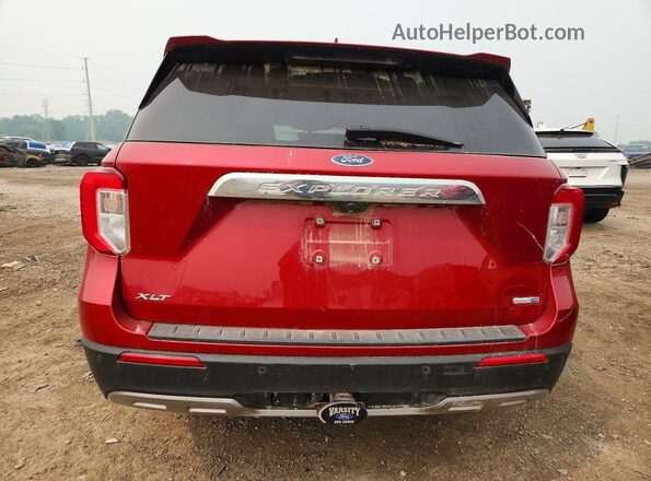 1FMSK8DH0LGA51863 2020 FORD EXPLORER Red Rear view