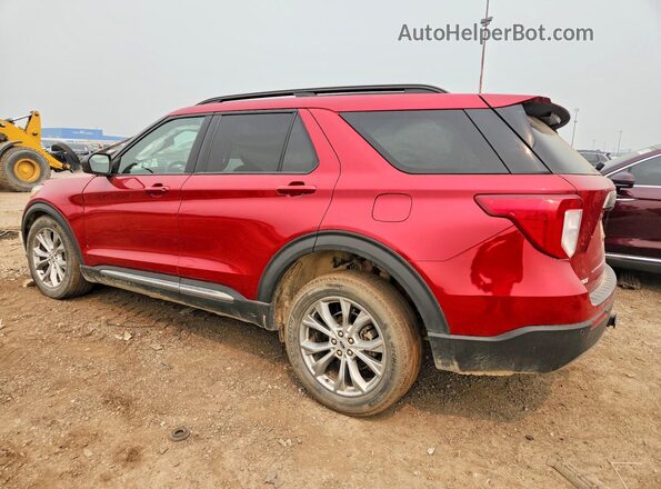 1FMSK8DH0LGA51863 2020 FORD EXPLORER Red Rear left