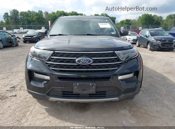 1FMSK8DH0LGA75788 2020 FORD EXPLORER Black Widok zestawu wskaźników