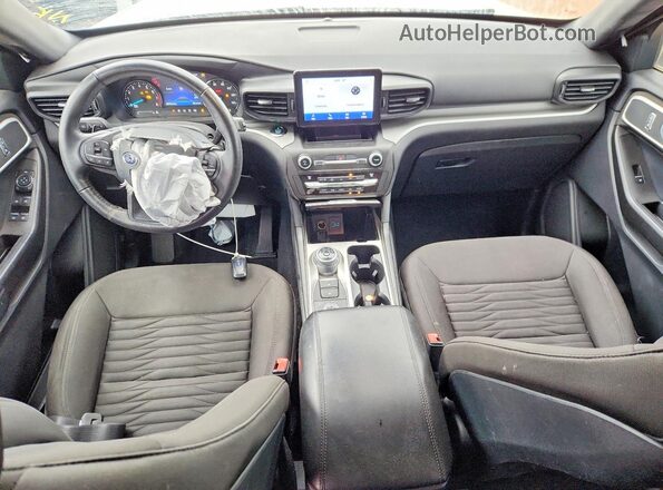 1FMSK8DH0LGB79732 2020 FORD EXPLORER White Առջևի վահանակի տեսք