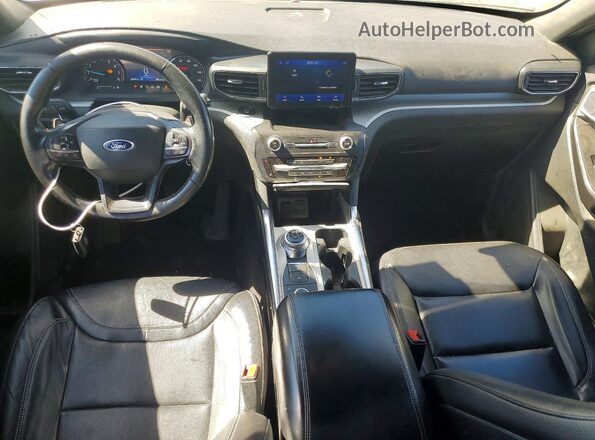 1FMSK8DH0LGC27049 2020 FORD EXPLORER Silver Առջևի վահանակի տեսք