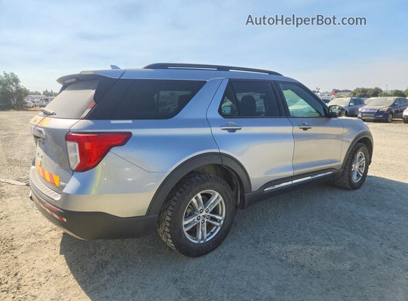 1FMSK8DH0LGC27049 2020 FORD EXPLORER Silver Հետևի աջ
