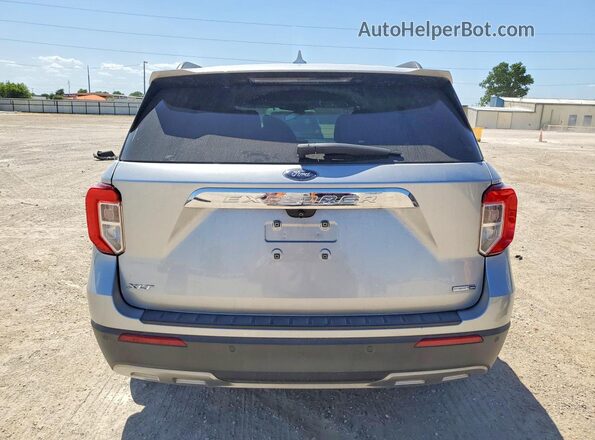 1FMSK8DH0LGC68149 2020 FORD EXPLORER Silver Вид ззаду