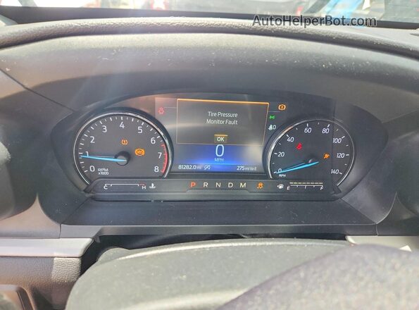 1FMSK8DH0LGC68149 2020 FORD EXPLORER Silver Вид щитка приладів
