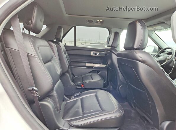 1FMSK8DH0LGC70628 2020 FORD EXPLORER White Rear interior view