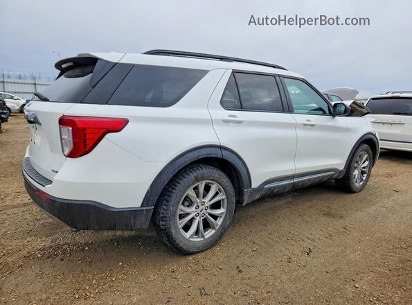 1FMSK8DH0LGC70628 2020 FORD EXPLORER White Rear right