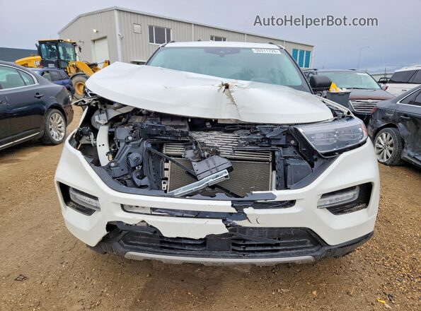 1FMSK8DH0LGC70628 2020 FORD EXPLORER White Front view