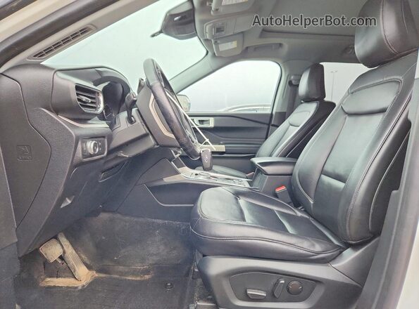 1FMSK8DH0LGC70628 2020 FORD EXPLORER White Front interior view