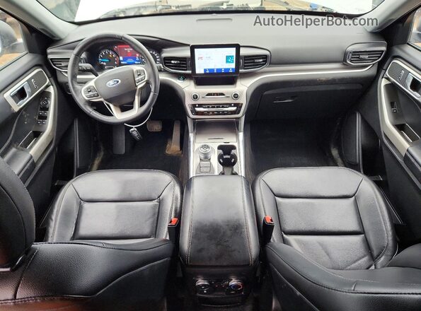 1FMSK8DH0LGC70628 2020 FORD EXPLORER White Dashboard view