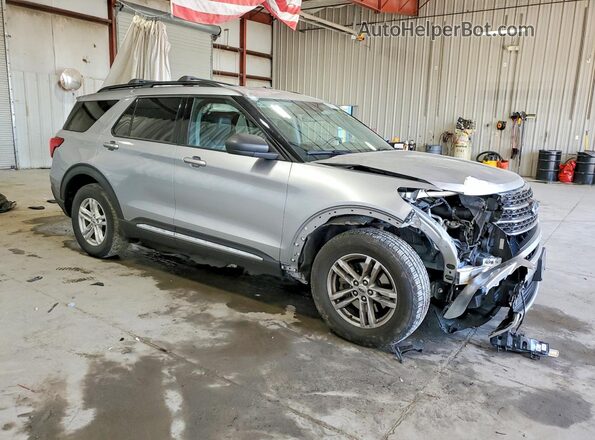 1FMSK8DH0LGC85047 2020 FORD EXPLORER Silver Передня права чверть