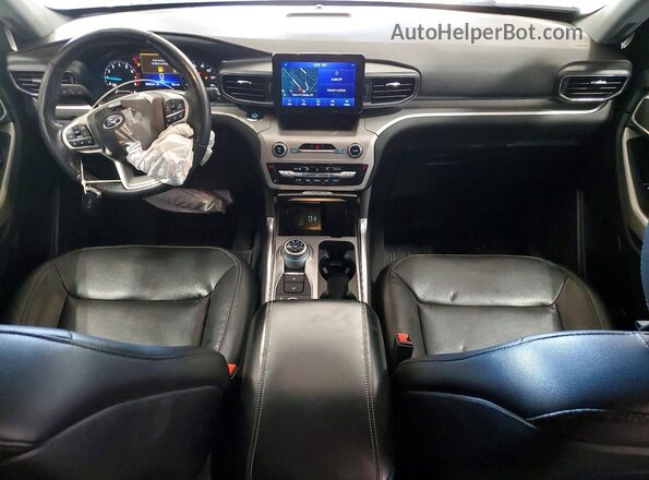 1FMSK8DH0LGC85047 2020 FORD EXPLORER Silver Вид панелі приладів