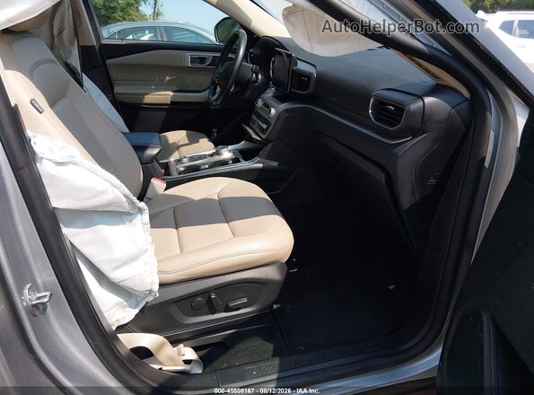 1FMSK8DH0MGA21571 2021 FORD EXPLORER Silver Widok wnętrza z przodu