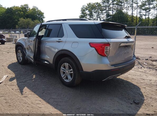 1FMSK8DH0MGA21571 2021 FORD EXPLORER Silver Tył lewy