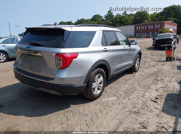 1FMSK8DH0MGA21571 2021 FORD EXPLORER Silver Tył prawy