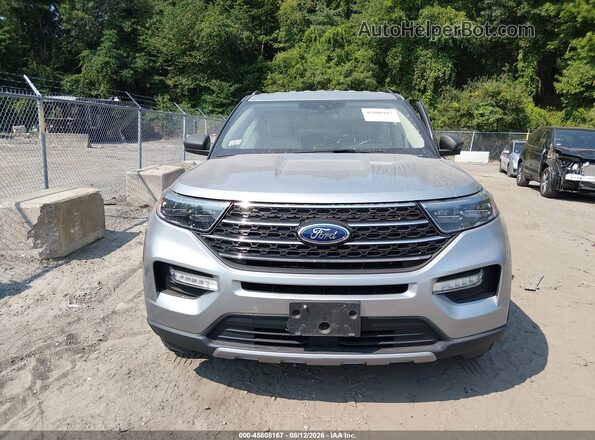 1FMSK8DH0MGA21571 2021 FORD EXPLORER Silver Widok zestawu wskaźników