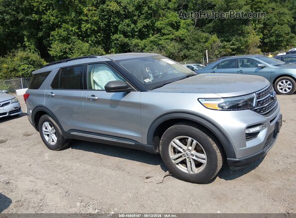 1FMSK8DH0MGA21571 2021 FORD EXPLORER Silver Widok wnętrza z tyłu