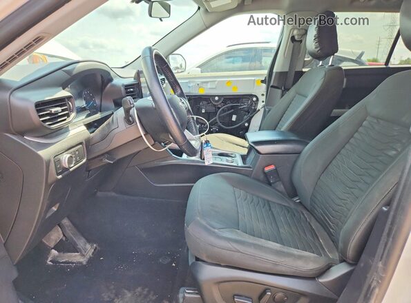 1FMSK8DH0MGA51797 2021 FORD EXPLORER White Вид салону спереду