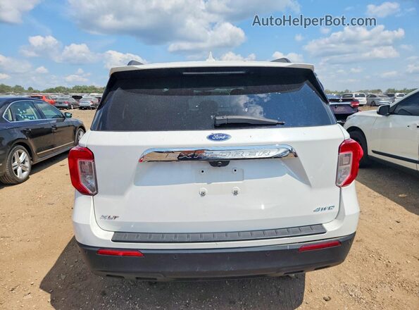 1FMSK8DH0MGA51797 2021 FORD EXPLORER White Вид ззаду