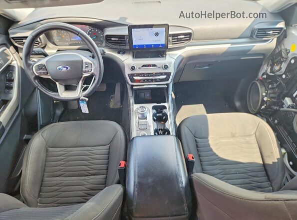 1FMSK8DH0MGA51797 2021 FORD EXPLORER White Вид панелі приладів