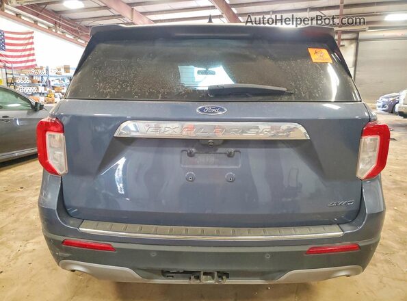1FMSK8DH0MGA80510 2021 FORD EXPLORER Blue Widok z tyłu