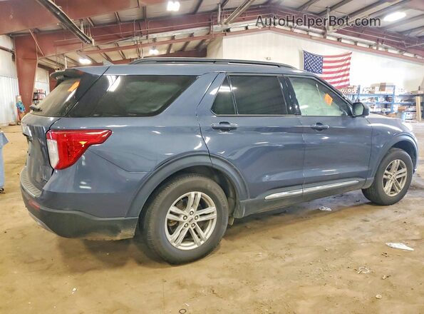 1FMSK8DH0MGA80510 2021 FORD EXPLORER Blue Tył prawy