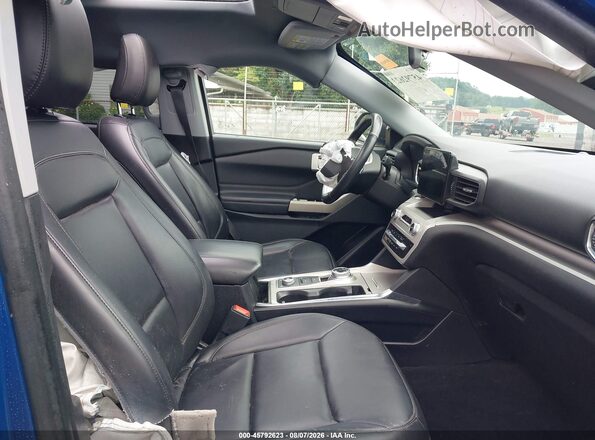 1FMSK8DH0MGB77691 2021 FORD EXPLORER Blue Widok wnętrza z przodu